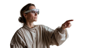 Modern Ar Glasses User Vinyl Car Decal Sticker – Waterproof & UV-Resistant 8"