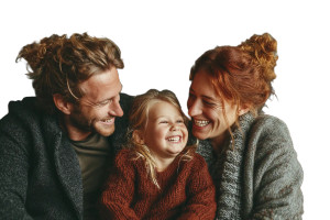 Happy Family Time Vinyl Car Decal Sticker – Waterproof & UV-Resistant 8"