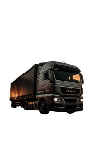 Modern Truck V2 Vinyl Car Decal Sticker – Waterproof & UV-Resistant 8"