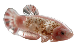 Porcelain Betta Fish V2 Vinyl Car Decal Sticker – Waterproof & UV-Resistant 8"