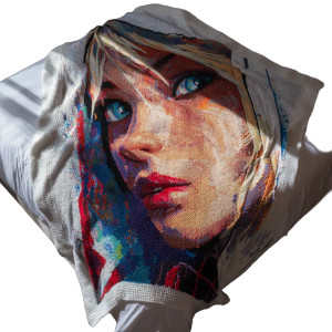 Spider-Gwen Quilt Vinyl Car Decal Sticker – Waterproof & UV-Resistant 8"