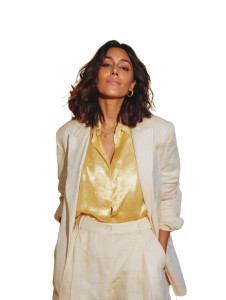 Elegant Arabic Hostess Vinyl Car Decal Sticker – Waterproof & UV-Resistant 8"