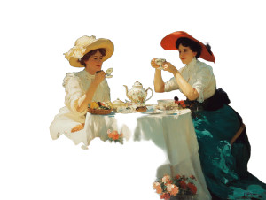 Afternoon Tea Garden Vinyl Car Decal Sticker – Waterproof & UV-Resistant 8" Afternoon Tea Garden Vinyl Car Decal Sticker – Waterproof & UV-Resistant 8"