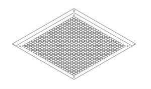 Coleman Mach Air Conditioner Grille | For 8330/7330/8530 Series | Polar White Plastic