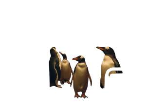 Penguins In Subway Vinyl Car Decal Sticker – Waterproof & UV-Resistant 8"