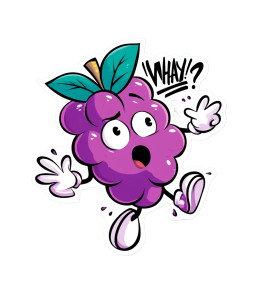 Purple Grape Sticker Vinyl Car Decal Sticker – Waterproof & UV-Resistant 8" Purple Grape Sticker Vinyl Car Decal Sticker – Waterproof & UV-Resistant 8"