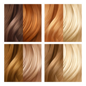 Hair Dye Color Chart Vinyl Car Decal Sticker – Waterproof & UV-Resistant 8"