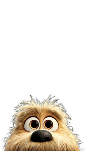 Pixar Fluffy Dog Vinyl Car Decal Sticker – Waterproof & UV-Resistant 8"