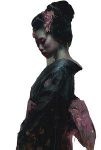 Cyberpunk Geisha Portrait V4 Vinyl Car Decal Sticker – Waterproof & UV-Resistant 8" Cyberpunk Geisha Portrait V4 Vinyl Car Decal Sticker – Waterproof & UV-Resistant 8"