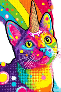 Whimsical Pop Art Cat Vinyl Car Decal Sticker – Waterproof & UV-Resistant 8" Whimsical Pop Art Cat Vinyl Car Decal Sticker – Waterproof & UV-Resistant 8"