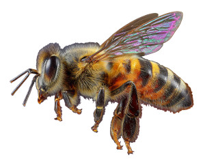 Macro Bee Detail Vinyl Car Decal Sticker – Waterproof & UV-Resistant 8" Macro Bee Detail Vinyl Car Decal Sticker – Waterproof & UV-Resistant 8"