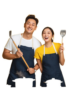 Joyful Cooking Couple Vinyl Car Decal Sticker – Waterproof & UV-Resistant 8" Joyful Cooking Couple Vinyl Car Decal Sticker – Waterproof & UV-Resistant 8"