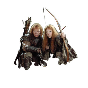 Medieval Dwarf Twins Vinyl Car Decal Sticker – Waterproof & UV-Resistant 8"