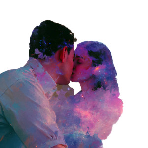 Cosmic Love Kiss V2 Vinyl Car Decal Sticker – Waterproof & UV-Resistant 8"