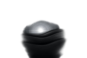 White Sunset Silhouette Vinyl Car Decal Sticker – Waterproof & UV-Resistant 8"