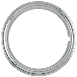 Chrome Plated Steel Wheel Trim Rings | 14 Inch Diameter | Set Of 4