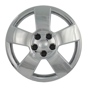Enhance Your Chevrolet HHR Wheels | 16" Silver Wheel Cover Set, ABS Plastic, 5 Spoke | Easy Installation, Durable Material