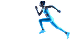 Sprinting Elegance Vinyl Car Decal Sticker – Waterproof & UV-Resistant 8"