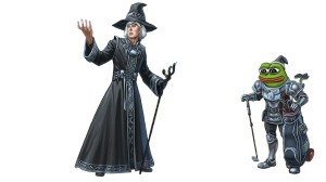 Wizard Golfing Vinyl Car Decal Sticker – Waterproof & UV-Resistant 8"