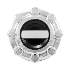 Chrome Plated Wheel Center Cap Set | Fits Ford F-250 & F-350 | Durable ABS Plastic