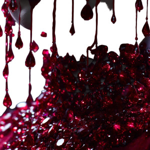 Ruby Drenched Vinyl Car Decal Sticker – Waterproof & UV-Resistant 8" Ruby Drenched Vinyl Car Decal Sticker – Waterproof & UV-Resistant 8"
