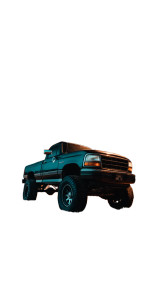 Lifted Pickup Truck Vinyl Car Decal Sticker – Waterproof & UV-Resistant 8"