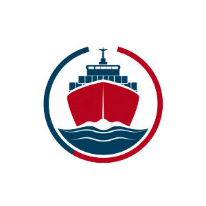 Shipping Company Logo Vinyl Car Decal Sticker – Waterproof & UV-Resistant 8"