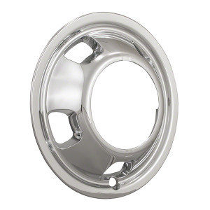 Chrome Plated Wheel Simulator | Fits 17" Wheels | Front | OEM Style | Set Of 2