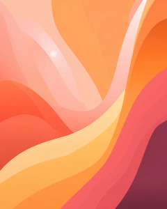 Abstract Organic Shape Vinyl Car Decal Sticker – Waterproof & UV-Resistant 8"