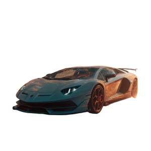 Lamborghini Aventador Svj Vinyl Car Decal Sticker – Waterproof & UV-Resistant 8"