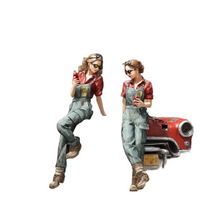 Vintage Car Repair Vinyl Car Decal Sticker – Waterproof & UV-Resistant 8"