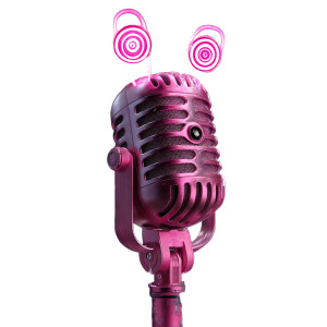 Vaporwave Podcast Logo Vinyl Car Decal Sticker – Waterproof & UV-Resistant 8"