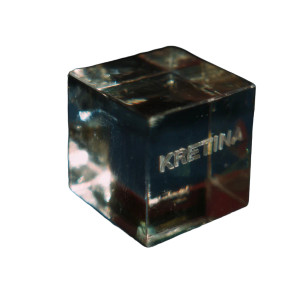 Kretina Cube Vinyl Car Decal Sticker – Waterproof & UV-Resistant 8"