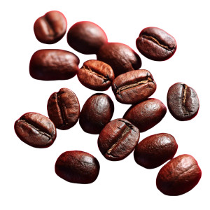 Scattered Coffee Beans Vinyl Car Decal Sticker – Waterproof & UV-Resistant 8"