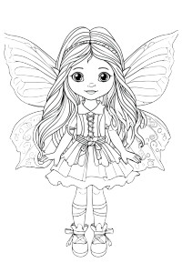 Cute Fairy Girl Vinyl Car Decal Sticker – Waterproof & UV-Resistant 8" Cute Fairy Girl Vinyl Car Decal Sticker – Waterproof & UV-Resistant 8"