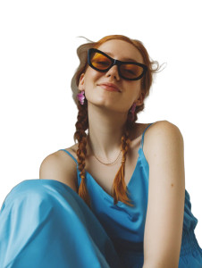 Fashionable Red-Haired Woman Vinyl Car Decal Sticker – Waterproof & UV-Resistant 8" Fashionable Red-Haired Woman Vinyl Car Decal Sticker – Waterproof & UV-Resistant 8"
