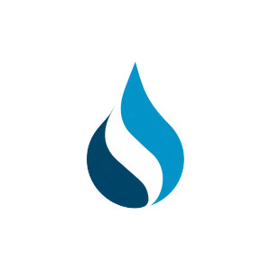 Water Company Logo Vinyl Car Decal Sticker – Waterproof & UV-Resistant 8"