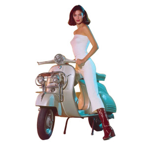 1960S Fashion Model V2 Vinyl Car Decal Sticker – Waterproof & UV-Resistant 8"
