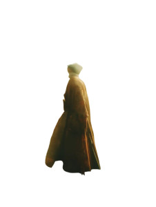 Whimsical Mongolian Portrait Vinyl Car Decal Sticker – Waterproof & UV-Resistant 8"