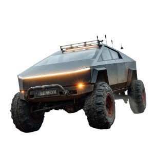 Cyber Truck Chase Vinyl Car Decal Sticker – Waterproof & UV-Resistant 8"