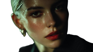 Fashion Model Close-Up V2 Vinyl Car Decal Sticker – Waterproof & UV-Resistant 8"