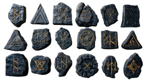 Mystical Wizard Runes Vinyl Car Decal Sticker – Waterproof & UV-Resistant 8"