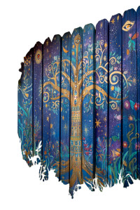 Mystical Tree Fence Vinyl Car Decal Sticker – Waterproof & UV-Resistant 8" Mystical Tree Fence Vinyl Car Decal Sticker – Waterproof & UV-Resistant 8"