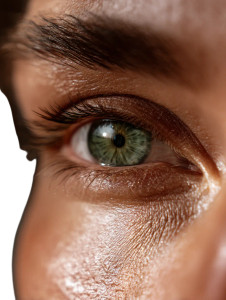 Green Human Eye Vinyl Car Decal Sticker – Waterproof & UV-Resistant 8"