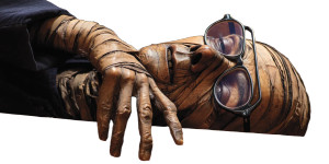 Egyptian Mummy Portrait Vinyl Car Decal Sticker – Waterproof & UV-Resistant 8"