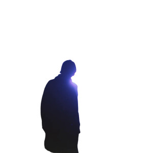 Mysterious Moonlit Figure Vinyl Car Decal Sticker – Waterproof & UV-Resistant 8"