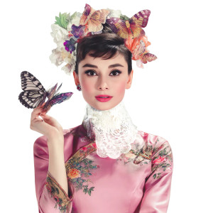 Audrey Hepburn Elegance V2 Vinyl Car Decal Sticker – Waterproof & UV-Resistant 8"