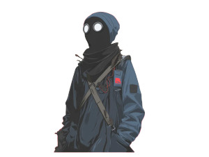 Default Avatar Icon Vinyl Car Decal Sticker – Waterproof & UV-Resistant 8"