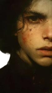 Vampire Hunter Portrait V3 Vinyl Car Decal Sticker – Waterproof & UV-Resistant 8"