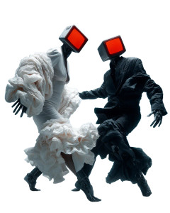 Cyborg Ballroom Dance Vinyl Car Decal Sticker – Waterproof & UV-Resistant 8" Cyborg Ballroom Dance Vinyl Car Decal Sticker – Waterproof & UV-Resistant 8"